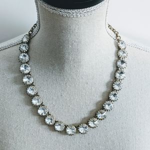 J Crew 20" adjustable statement round stones